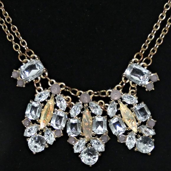 Vintage Necklace Stunning Piece Large Stones - Picture 2 of 4